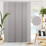 Triogift Blinds Vertical Shutters Curtains (natural Weaving) Sliding Glass Door Shutters Room Dividers Temporary Walls