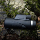 Triogift The New Monocular Telescope Black and Gray Handheld Low-light Telescope Non-infrared Outdoor Travel Viewing Portable