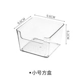 Triogift Table Top Transparent Storage Box Book Box Cosmetic Jewelry Finishing  Lovely Student Storage Basket Acrylic Organizer Box