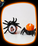 Triogift  1/6pcs LED Candle Light Spider Pumpkin Lamp Flickering Flameless Flashing Electric Candles Battery Lights Halloween Party Decor