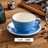 Triogift  -  300ml Ceramic Breakfast Milk Cup American Coffee mug Set Afternoon Tea Cups Ceramic Water Cup tea mug coffee cup