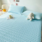 Triogift   Latex mattress Summer mat Dust mat Air-conditioned mattress bedding set girl bedroom 120 150