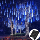 Triogift  Solar Led Light Outdoor Meteor Shower Rain Lights Waterproof Garden Decor Outdoor Street Garland New Year Christmas Decoration