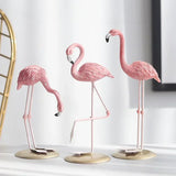 Triogift Pink Flamingo Desk Figurine