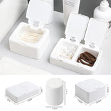 Triogift Pop-up Small Card Storage Box Classification Drawer Desktop Organizer Box Ins Photocard Holder Dustproof Jewelry Container