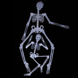 Triogift Halloween Hanging Luminous Skeleton Decoration Full Body Noctilucent Ghost Bone Halloween party Outdoor Garden Crazy Scary props