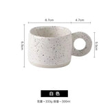 Triogift  -  Creative Retro Coffee Mug Handle Cup Milk Cups Japanese Ceramic Mugs Milk Cup Tumbler 200ml