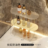 Triogift  -  Ins Acrylic Desktop Rack Bathroom Toilet Storage Rack Layered Finishing Rack Bedroom Cup Storage Cosmetic Perfume Display Rack