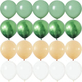 Triogift green Birthday Party golden Balloons Baby Shower Metallic confetti Wedding Anniversaire Mariage Globos Decorations