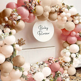 Triogift Macaron Pink Balloon Garland Arch Kit Wedding Birthday Party Decoration Kids Globos Gold Confetti Latex Ballon Baby Shower Girl