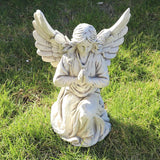 Triogift Angels Statues European Resin Angel Decoration Figurine Outdoor Home Desktop Garden Gifts