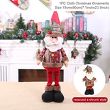 Triogift Telescopic Christmas Doll Merry Christmas Decorations For Home  Christmas Ornament Xmas Navidad Noel Gifts New Year