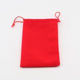 Triogift  7x9cm 9x12cm 10x15cm Colorful Velvet Pouches Jewelry Packaging Display Drawstring Packing Gift Bags Velvet Jewelry Pouches