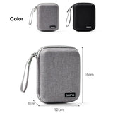 Triogift Electronics Accessories Travel Organizer Hard Shell Digital Gadgets Storage Bag for Mac Adapter Mouse Data Cable Earphone HDD