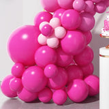 Triogift Pink Balloon Garland Arch Kit Wedding Birthday Party Decoration Kids Latex Ballon Baby Shower Girl Gender Reveal Global Baloon