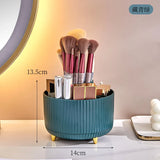 Triogift Office desk storage box, pen holder, painting brush, makeup storage box, 360 ° rotating office, school multifunctional storage