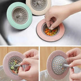 Triogift  Home Living Floor Drain Hair Stopper Bath Catcher Sink Strainer Sewer Filter Shower Cover sink strainer  sink accessories