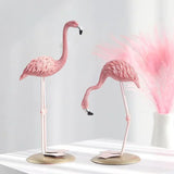 Triogift Pink Flamingo Desk Figurine