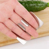 Triogift  Stainless Steel Kitchen Tool Hand Finger Protector Knife Cut Slice Safe Guard  finger knife  kitchen gadgets