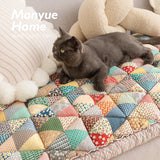 Triogift Hot Selling Retro Pastoral Style New Pure Cotton Mantou Sofa Cushion Colored Anti Slip Thick Anti Cat Scratch