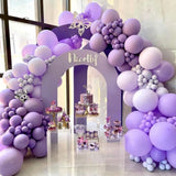 Triogift 126pcs Purple 3D Butterfly Balloons Arch Garland Kit for Baby Shower Decorations for Girl Wedding Valentines Party Decorations