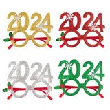 Triogift Christmas Headbands cute Reindeer Antlers Xmas Tree Glasses Frame for Kids Adults Gift Noel Navidad new year Photo Booth props