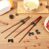 Triogift  Reusable Chopsticks Helpers Only Training Chopsticks Connectors Chopstick Assistant Training Chopstick Hinge Connector