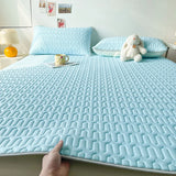 Triogift   Latex mattress Summer mat Dust mat Air-conditioned mattress bedding set girl bedroom 120 150