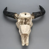 Triogift  Three-Dimensional Wall Hanging Horns, Skull, Creative Home Wall Decoration, Retro Animal Bones