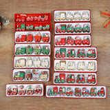 Triogift  Christmas Plastic Train Decorations For Home Ornament Merry Christmas Xmas Navidad Noel Gifts Happy New Year