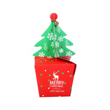 Triogift Merry Christmas Paper Boxes Treat Boxes For Candy Cookie Apple Box Navidad New year Christmas Decoration Gift Box Bag Kerst noel