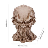 Triogift Mythical Cthulhu Skull Statue