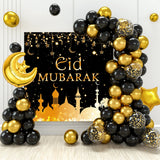 Triogift Eid Mubarak Balloon Background Ramadan Kareem Decoration Ballons Ramadan Mubarak Muslim Islamic Festival Party Supplies