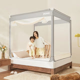 Triogift   Simple Splicing Square Bracket Modern Mosquito Net bedding high quality canopy Mosquito proof tent