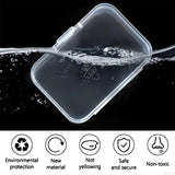 Triogift 12 Pack Plastic Clear Storage Box Organizer Small Storage Case Containers Toy Ring Jewelry Organizer Makeup Case Craft Container