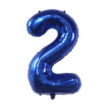 Triogift 40Inch Dark Blue Number Foil Balloon 0-9 Digital Globos Children Birthday Party Decoration Baby Shower Toy Kids Graduation Gifts