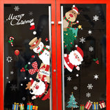 Triogift Christmas Window Stick Cristmas Ornament Merry Christmas Decorations For Home Xmas Navidad Natal Gifts New Year