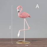 Triogift Pink Flamingo Desk Figurine