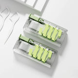 Triogift Portable Floss Storage Box Auto Refillable Oral Hygiene Care Floss Pick Floss Dispenser Contains 10Pcs Floss