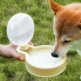 Triogift  500ml Portable Cat Dog Water Bottle Sealed Travel Puppy Cats Fold Drinking Bowl Outdoor Pet Water Dispenser Feeder Pet Supplies