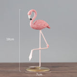 Triogift Resin Pink Flamingo Figurine