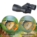 Triogift  Portable HD Mini Pocket Monocular Telescope High Magnification Zoom Outdoor Fishing Telescope for Hunting Camping Mountaineering