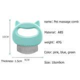 Triogift  Pet Comb Protect Comb for Cat Dog Pet ABS Soft Brush Comfort Hair Grooming Comb cat accessories pet  cat brush