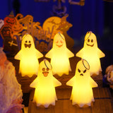 Triogift 1PC Halloween LED Ghost Lights Party Ambience Decoration Halloween Home Decoration Supply Props