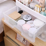 Triogift Make Up Case Jewelry Container Box Makeup Organizer Drawers Plastic Cosmetic Storage Box Makeup Brush Holder Organizers