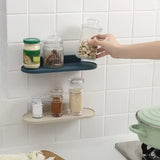 Triogift  Bathroom Shelf Toilet Shelf Free Punch Shampoo Shower Shelf Seasoning Bottle Bracket Kitchen Bathroom Accessories