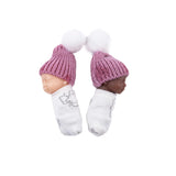 Triogift  Simulation Baby Newborn Pvc Ornament Handle Toy  Finger Doll Real Clothes Random