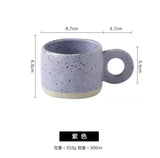 Triogift  -  Creative Retro Coffee Mug Handle Cup Milk Cups Japanese Ceramic Mugs Milk Cup Tumbler 200ml