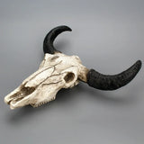 Triogift  Three-Dimensional Wall Hanging Horns, Skull, Creative Home Wall Decoration, Retro Animal Bones