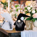 Triogift  Wedding Couple Supplies Cake Toppers Dolls Cartoon Dolls Wedding Car Front Doll Ornaments Home Desktop Decoration